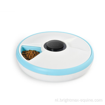 Zes maaltijden Automatische feeder groothandel Auto Smart getimed Pet Dog Cat Wet Food Container Timer Dispenser Feeder
